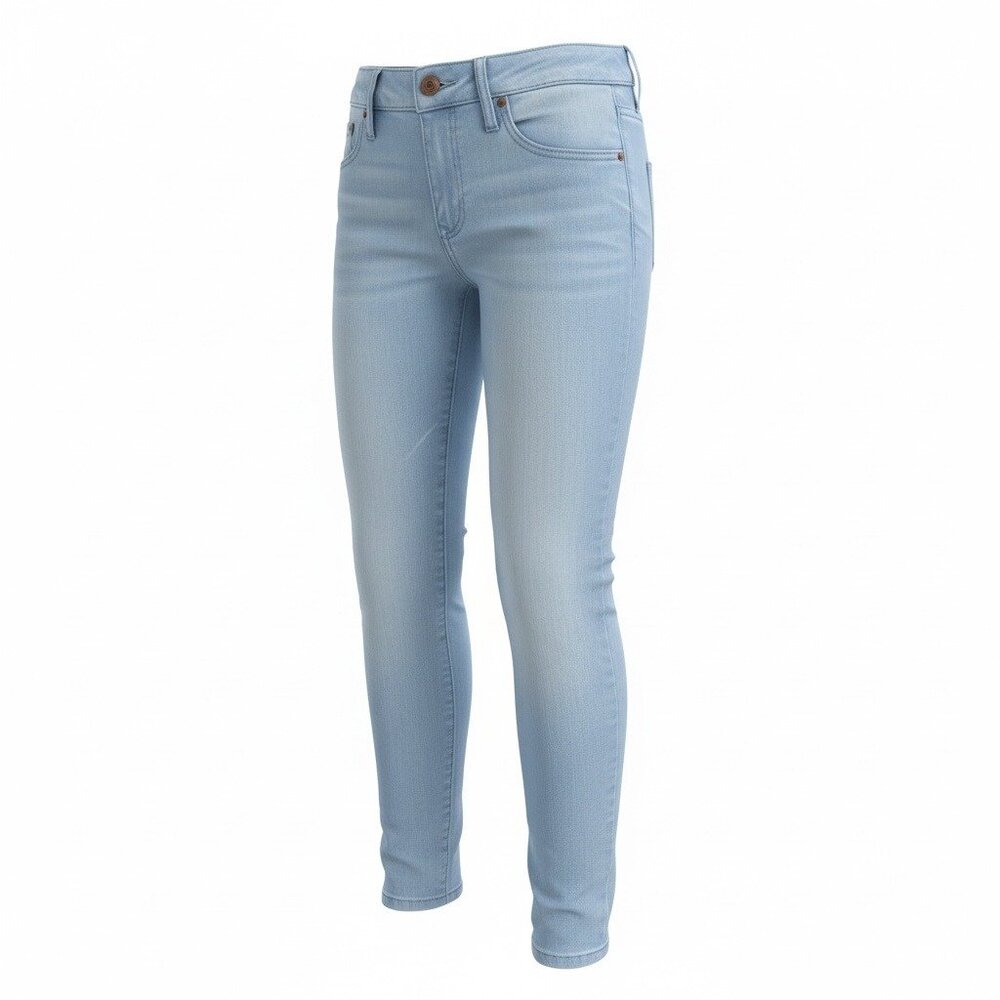 Wonder Nation Girls Size 6 Light Wash Skinny Jeans Stretch